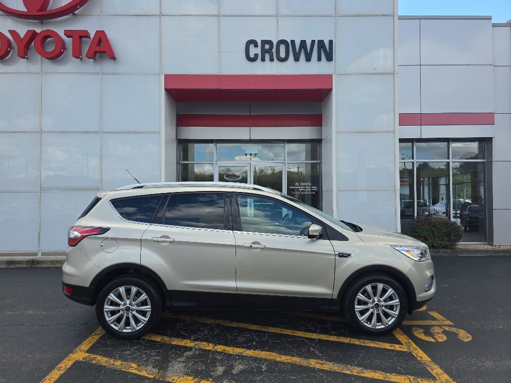 Used 2017 Ford Escape Titanium with VIN 1FMCU0JD3HUB28266 for sale in Decatur, IL