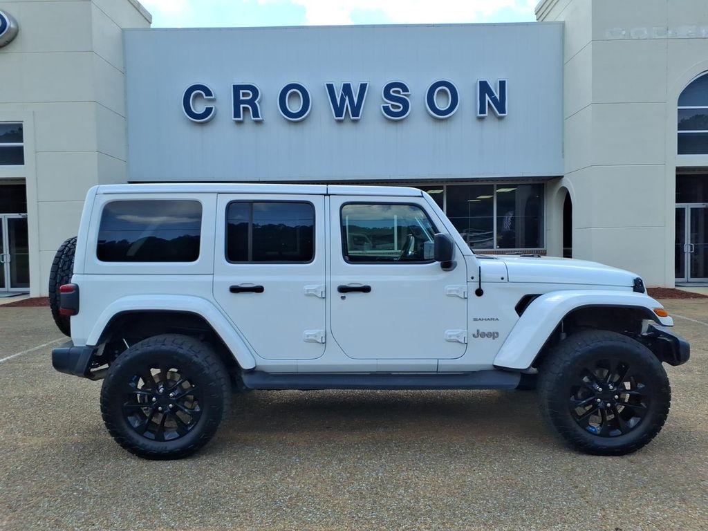 Used 2023 Jeep Wrangler 4xe Sahara 4XE with VIN 1C4JJXP69PW584992 for sale in Louisville, MS