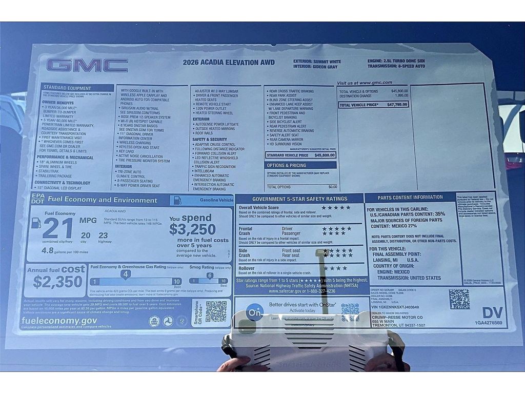 2026 GMC Acadia Elevation - Photo 14