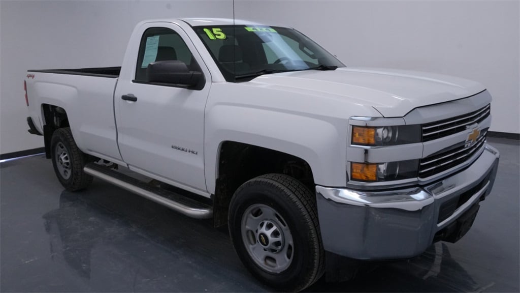 Used 2015 Chevrolet Silverado 2500HD Work Truck with VIN 1GC0KUEG3FZ553818 for sale in Waterloo, IA