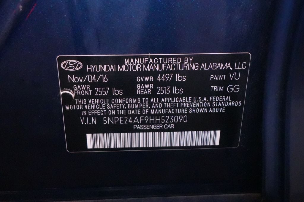 2017 Hyundai Sonata Base - Photo 36
