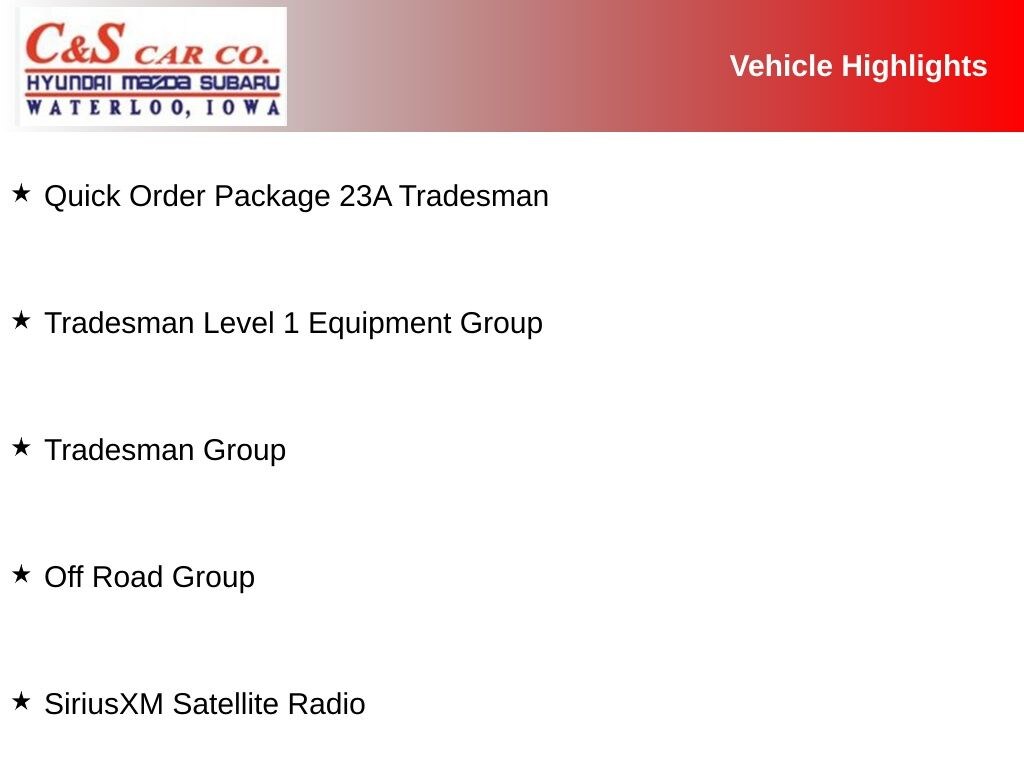 Used 2022 Ram 1500 Tradesman Truck Crew Cab