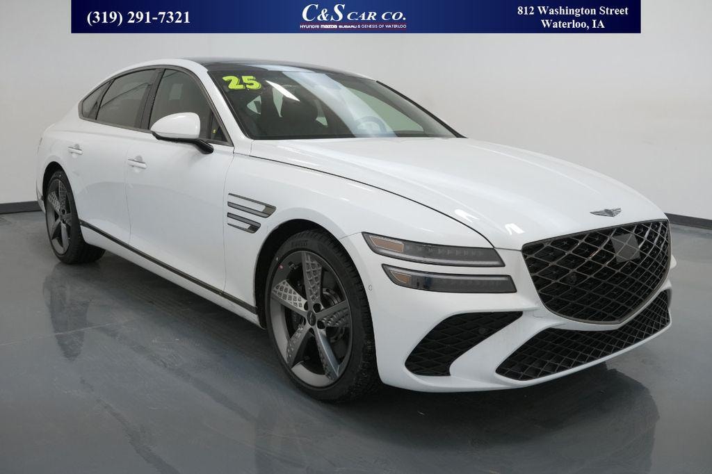 New 2025 Genesis G80 2.5T Sport Prestige AWD Sedan