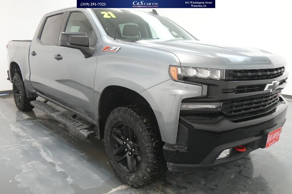 Used 2021 Chevrolet Silverado 1500 LT Trail Boss Truck Crew Cab