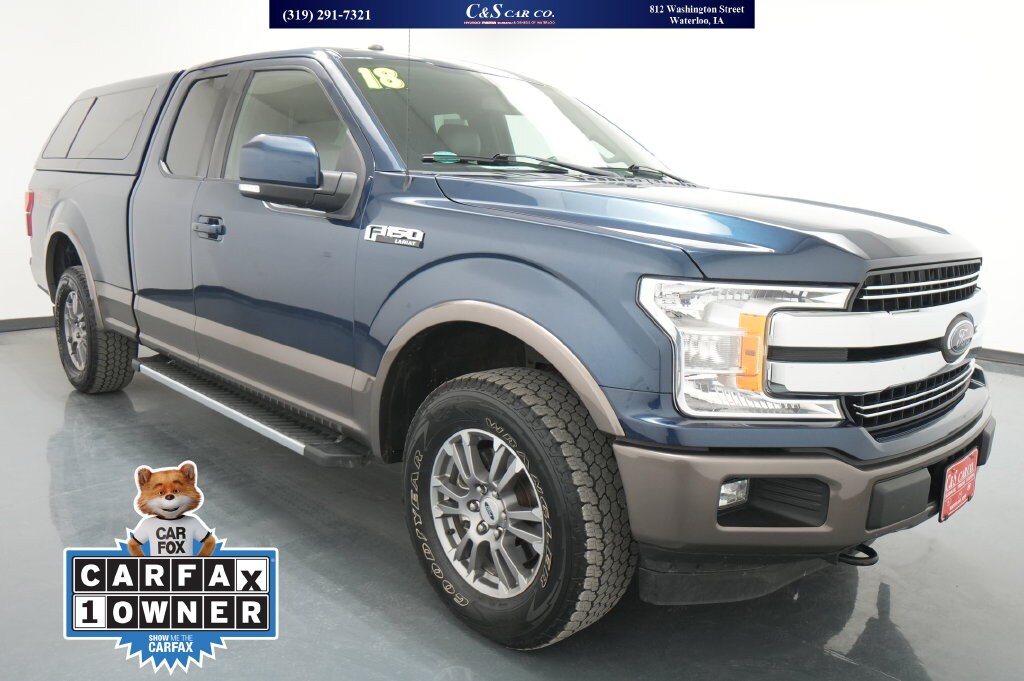 Used 2018 Ford F-150 Lariat Truck SuperCab Styleside