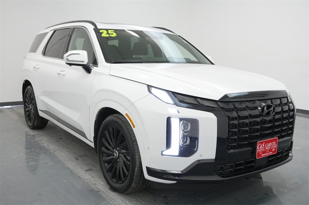 Used 2025 Hyundai Palisade Calligraphy Night Edition with VIN KM8R7DGE6SU830047 for sale in Waterloo, IA