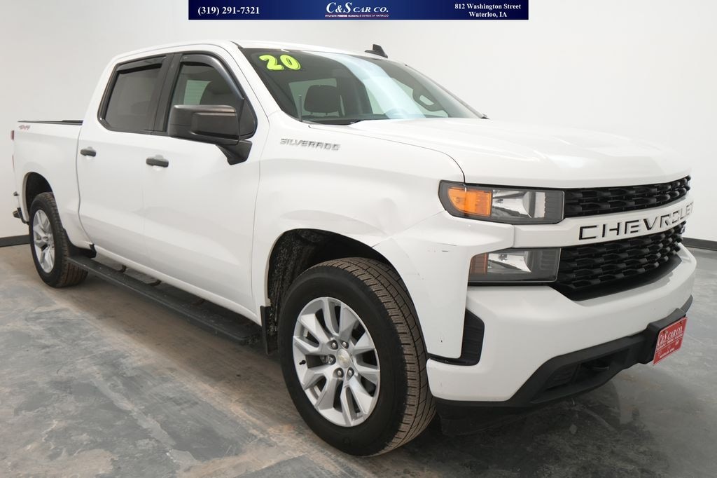 Used 2020 Chevrolet Silverado 1500 Silverado Custom Truck Crew Cab