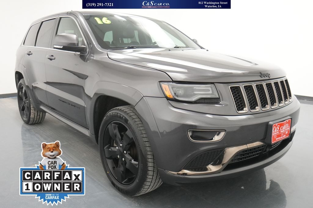 Used 2016 Jeep Grand Cherokee Overland 4x4 SUV