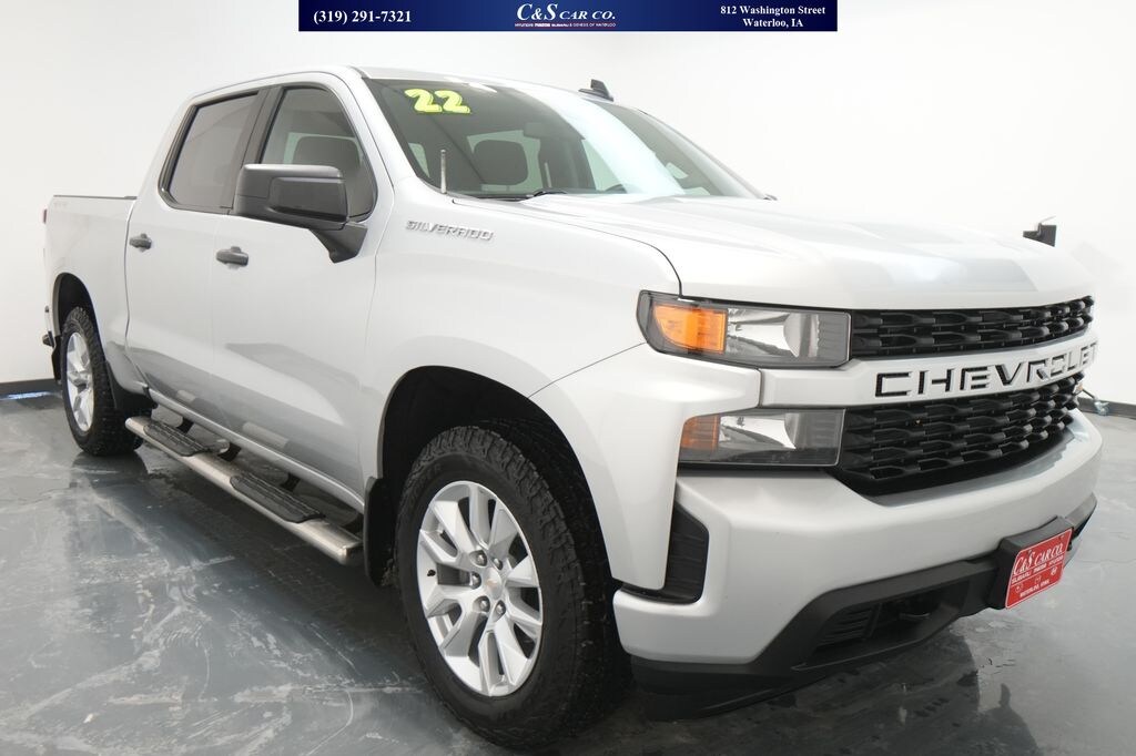 Used 2022 Chevrolet Silverado 1500 LTD Custom Truck Crew Cab