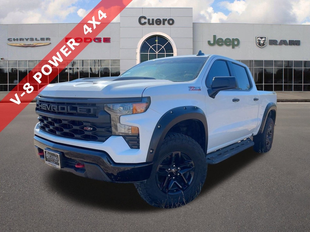 Used 2023 Chevrolet Silverado 1500 Custom Trail Boss Truck Crew Cab