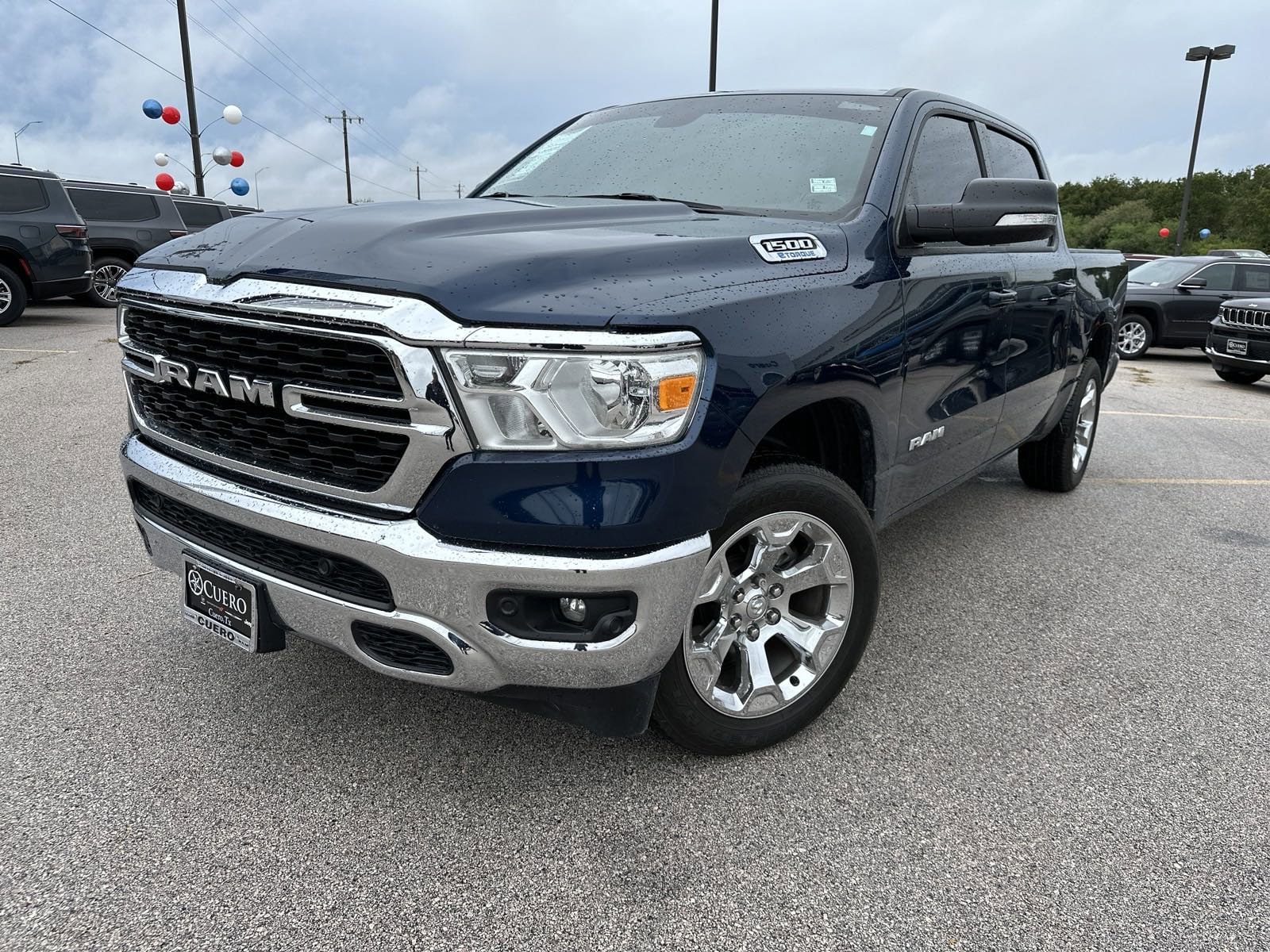 Used 2022 RAM Ram 1500 Pickup Big Horn/Lone Star with VIN 1C6RRFFG5NN380538 for sale in Cuero, TX