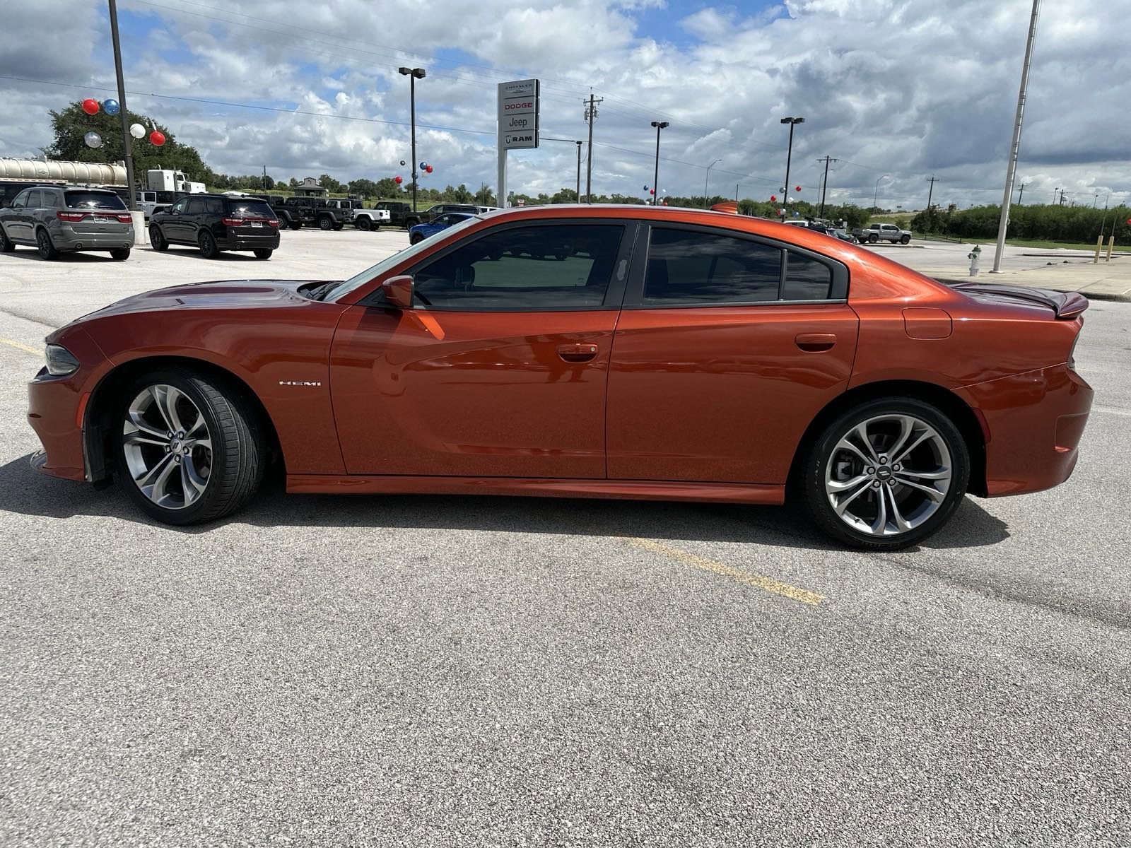 Used 2021 Dodge Charger R/T with VIN 2C3CDXCT7MH592096 for sale in Cuero, TX