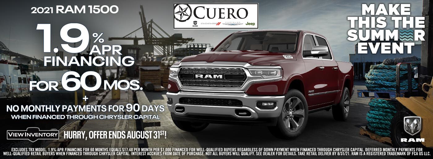 Dodge Chrysler Jeep RAM Dealer Victoria, Cuero TX Cuero CDJR