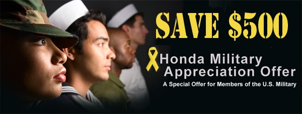 Honda Military Appreciation Offer Honda Military Appreciation Offer