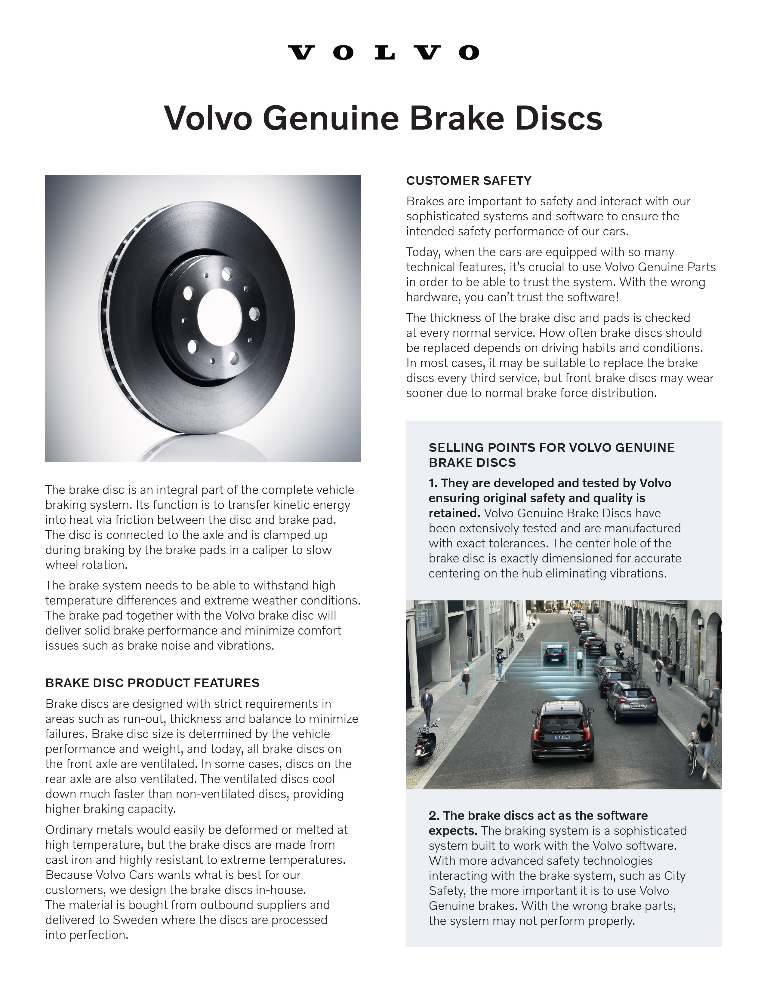 Research Volvo Genuine Brakes Discs at Culver City Volvo Cars