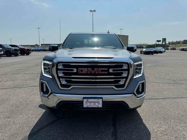 Used 2021 GMC Sierra 1500 SLT with VIN 1GTU9DED7MZ200126 for sale in Weatherford, OK