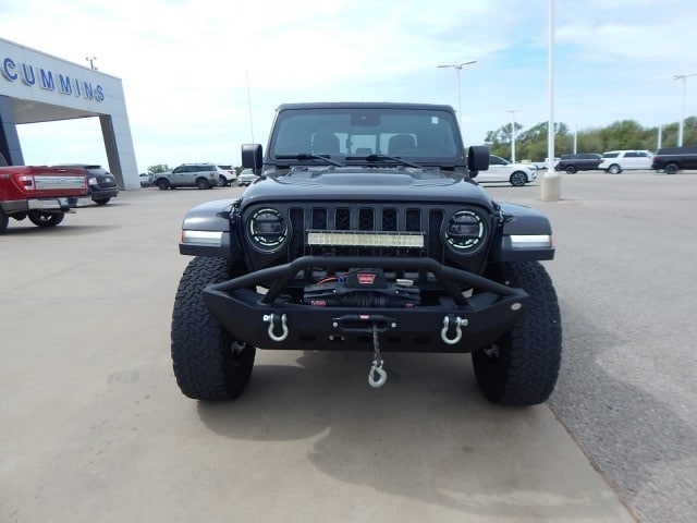 Used 2020 Jeep Gladiator Rubicon with VIN 1C6JJTBG3LL144956 for sale in Weatherford, OK