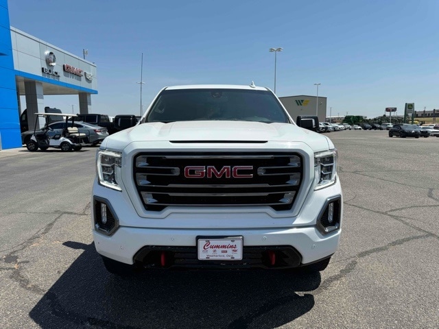 Used 2021 GMC Sierra 1500 AT4 with VIN 1GTP9EED0MZ107497 for sale in Weatherford, OK