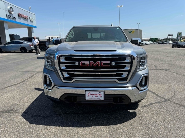 Used 2020 GMC Sierra 1500 SLT with VIN 3GTU9DED6LG104230 for sale in Weatherford, OK