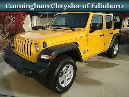 Jeep Wrangler For Sale In Pa >> Used 2018 Jeep Wrangler Suv Yellow For Sale In Edinboro Pa Stock R18526 Jeep Wrangler For Sale In Pa >> Used 2018 Jeep Wrangler Suv Yellow For Sale In Edinboro Pa Stock R18526