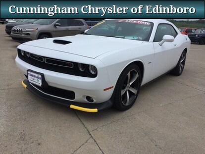 Used 2019 Dodge Challenger Coupe White For Sale In Edinboro