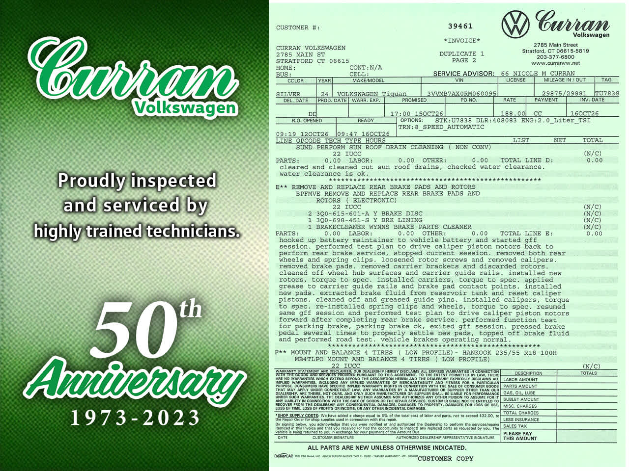 Certified 2024 Volkswagen Tiguan 2.0T SE SUV