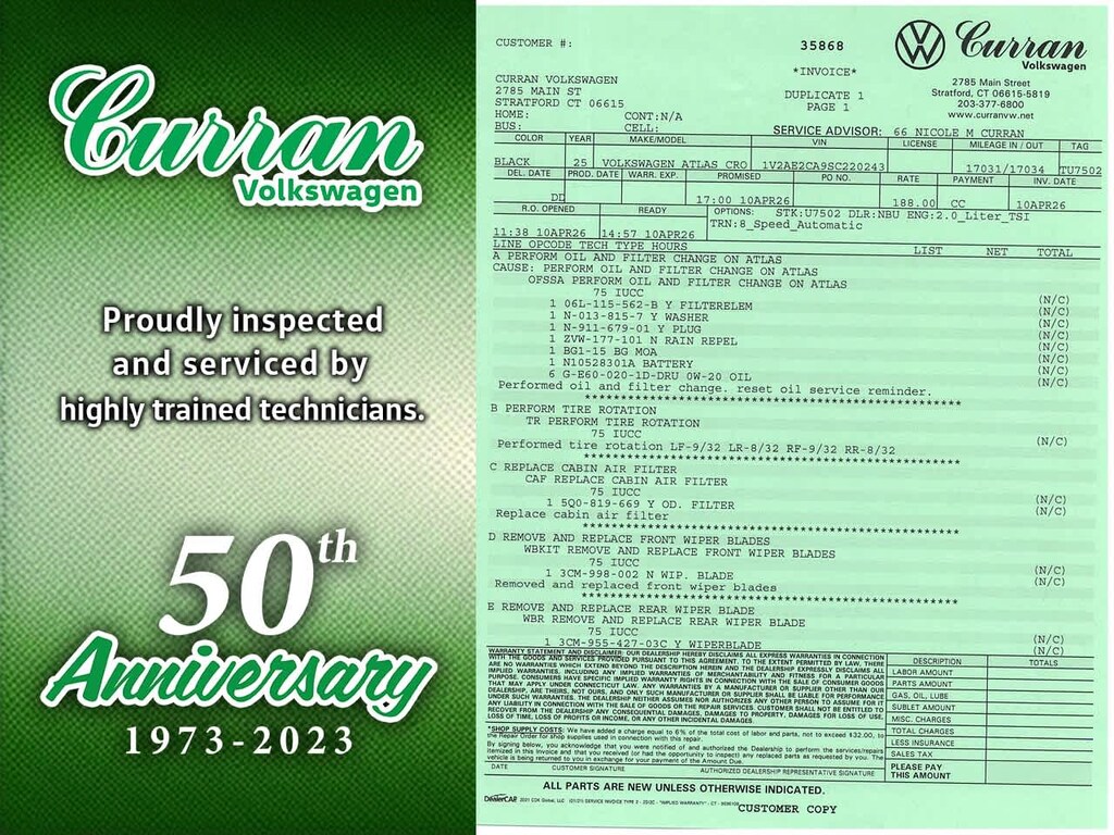 Certified 2025 Volkswagen Atlas Cross Sport 2.0T SEL R-Line Black SUV