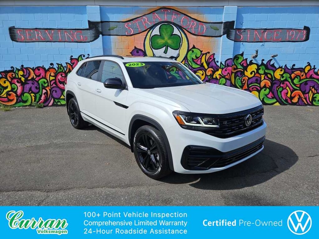 Certified 2023 Volkswagen Atlas Cross Sport 3.6L V6 SEL R-Line Black SUV