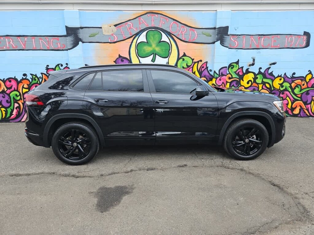 Certified 2025 Volkswagen Atlas Cross Sport 2.0T SEL R-Line Black SUV