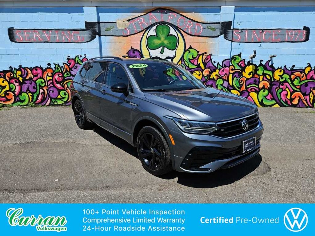 Certified 2024 Volkswagen Tiguan 2.0T SE R-Line Black SUV