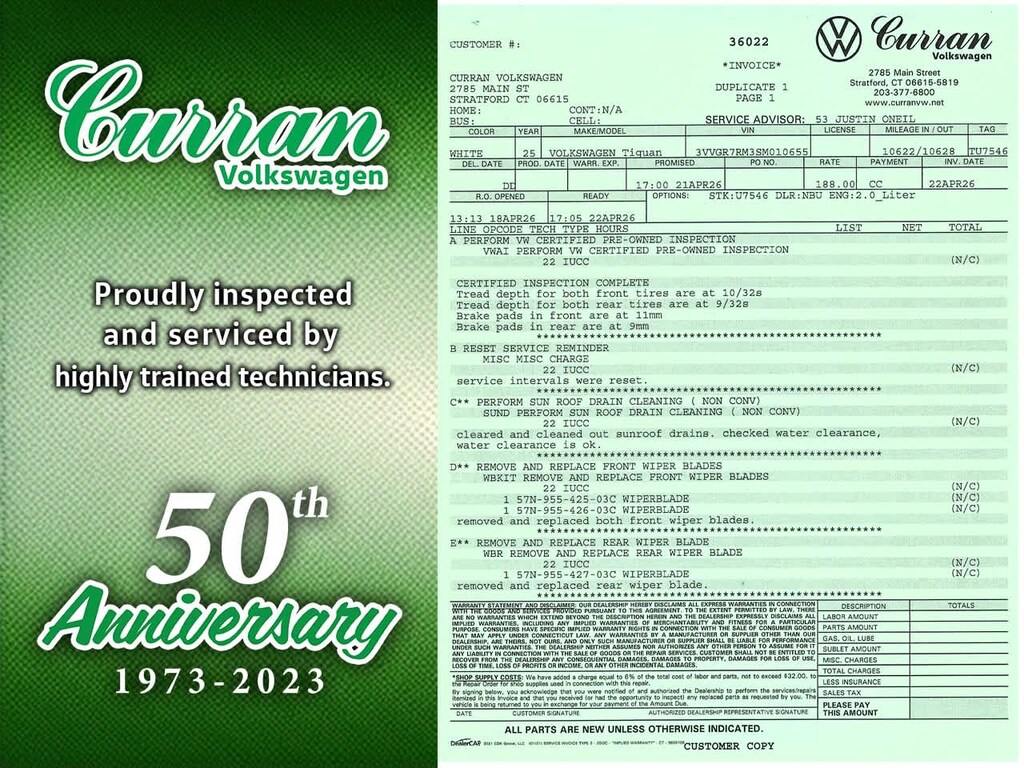 Certified 2025 Volkswagen Tiguan 2.0T SE R-Line Black SUV