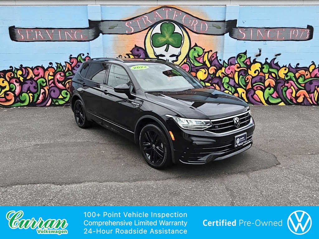 Certified 2022 Volkswagen Tiguan 2.0T SE R-Line Black SUV