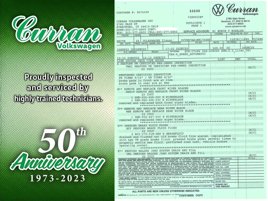 Certified 2022 Volkswagen Tiguan 2.0T SE R-Line Black SUV