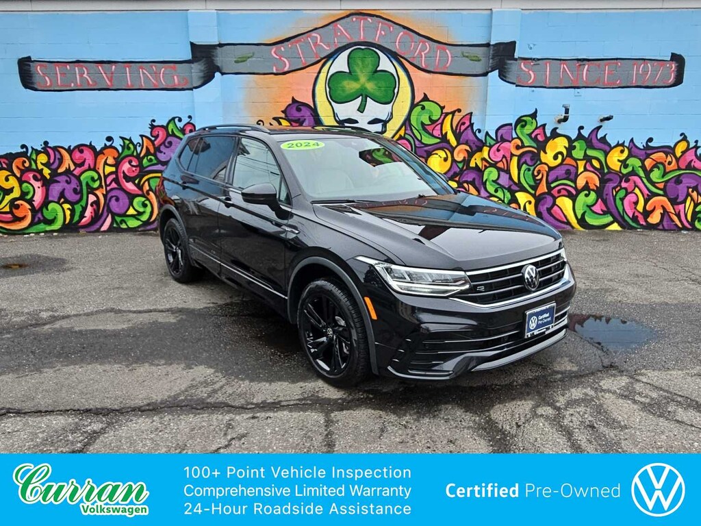 Certified 2024 Volkswagen Tiguan 2.0T SE R-Line Black SUV