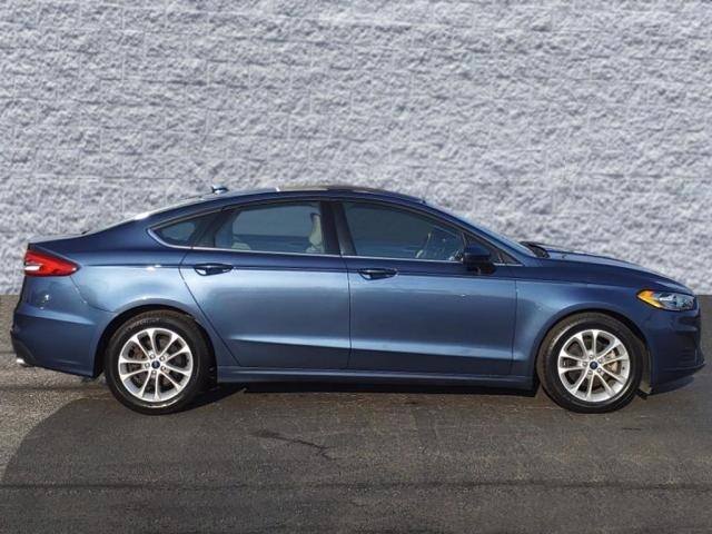 Certified 2019 Ford Fusion SE with VIN 3FA6P0HD3KR129355 for sale in Frankfort, IL