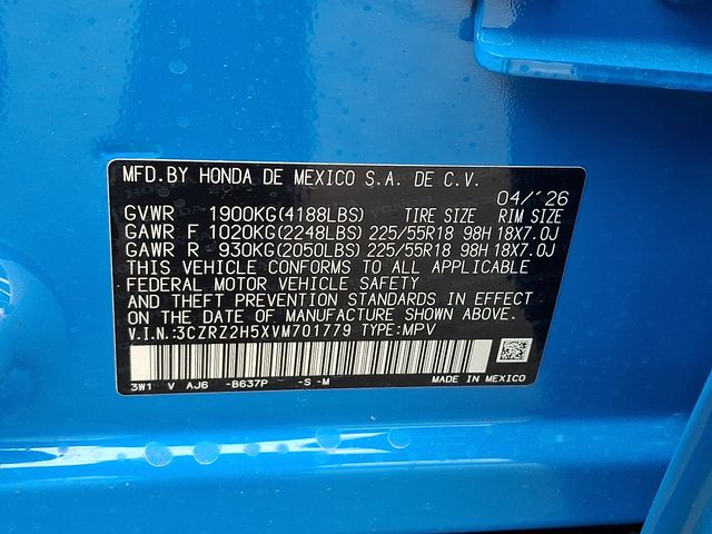New 2027 Honda HR-V For Sale at Curry Automotive | VIN