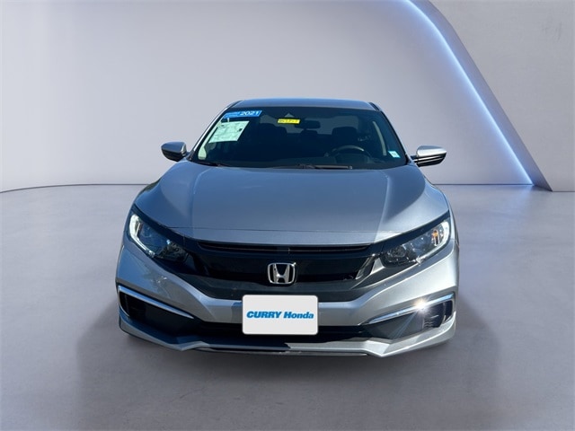 Certified 2021 Honda Civic LX with VIN 2HGFC2F6XMH555260 for sale in Cortlandt, NY