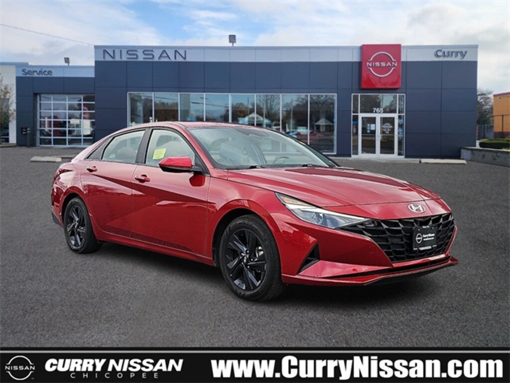 Used 2023 Hyundai Elantra HEV Blue Sedan