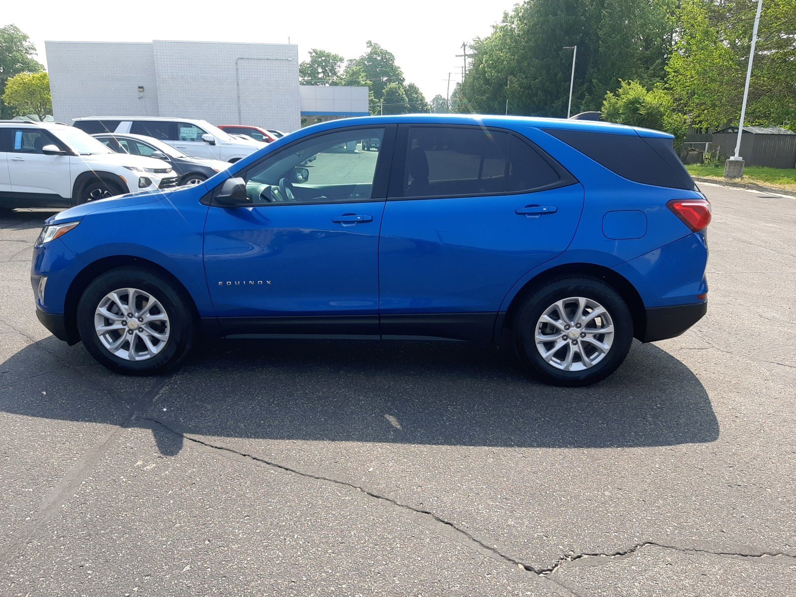 Used 2019 Chevrolet Equinox LS with VIN 3GNAXHEVXKS540154 for sale in Caro, MI