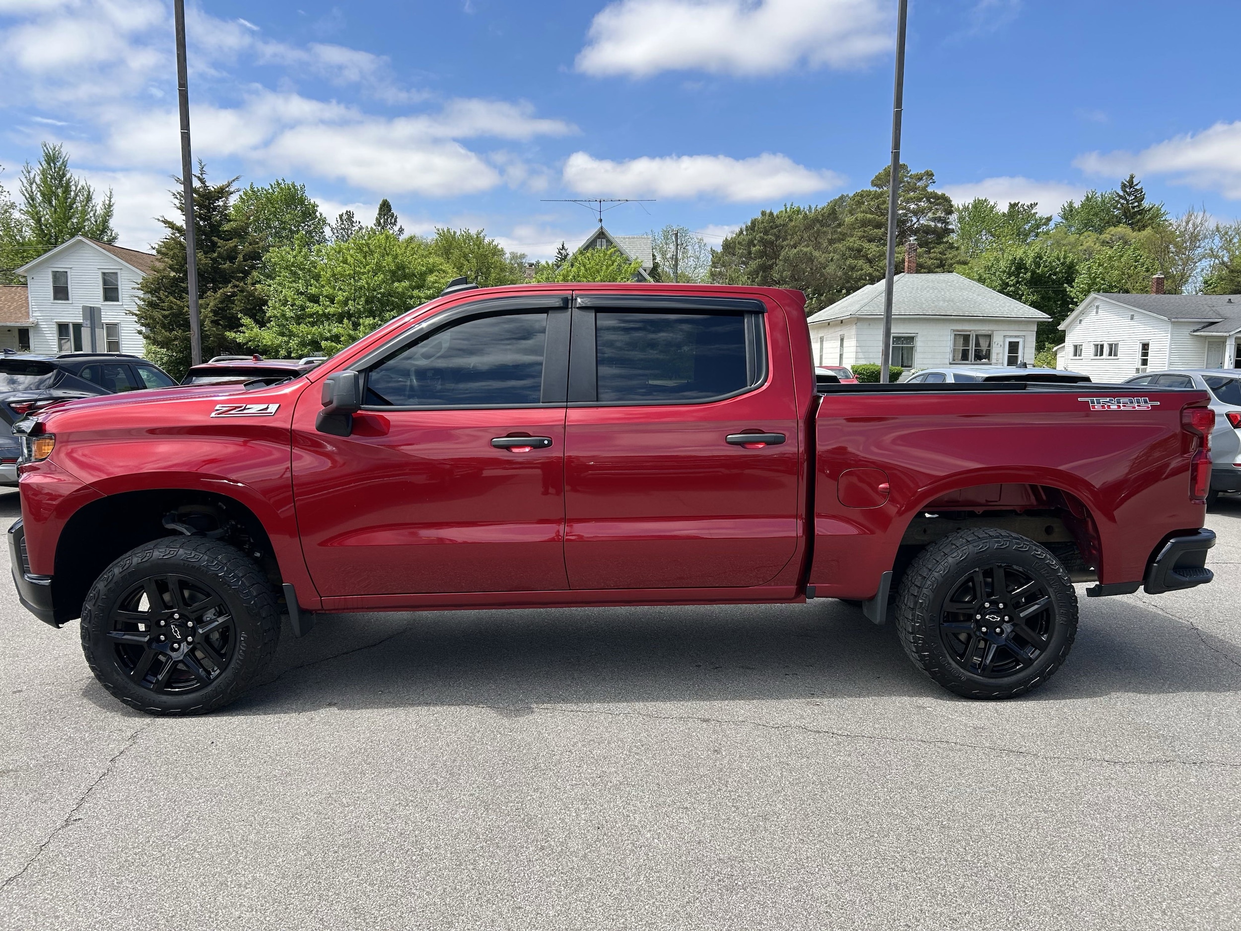 Certified 2021 Chevrolet Silverado 1500 Custom with VIN 1GCPYCEF5MZ443381 for sale in Caro, MI