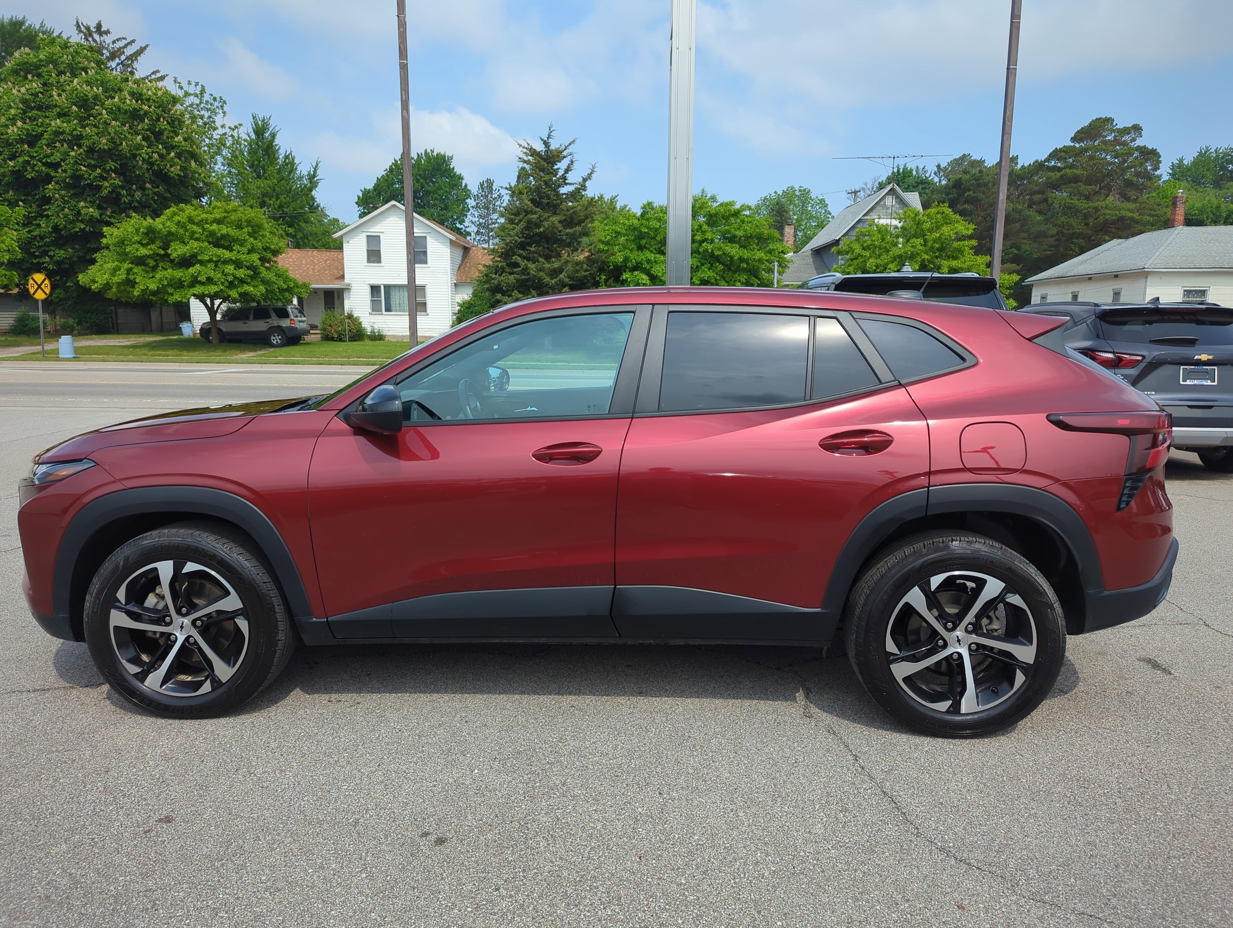 Used 2024 Chevrolet Trax RS with VIN KL77LGE22RC011230 for sale in Caro, MI