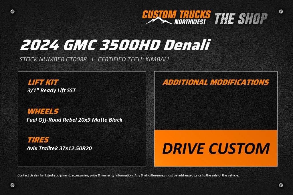 Used 2024 GMC Sierra 3500 HD Denali Truck Crew Cab