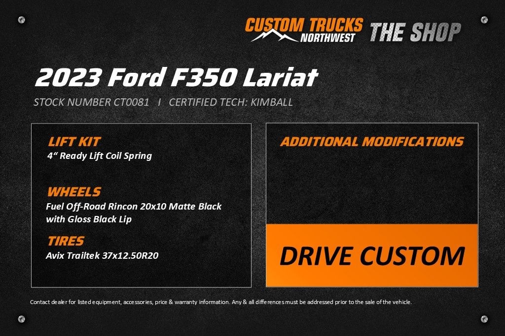 Used 2023 Ford F-350 Lariat High Output Truck Crew Cab
