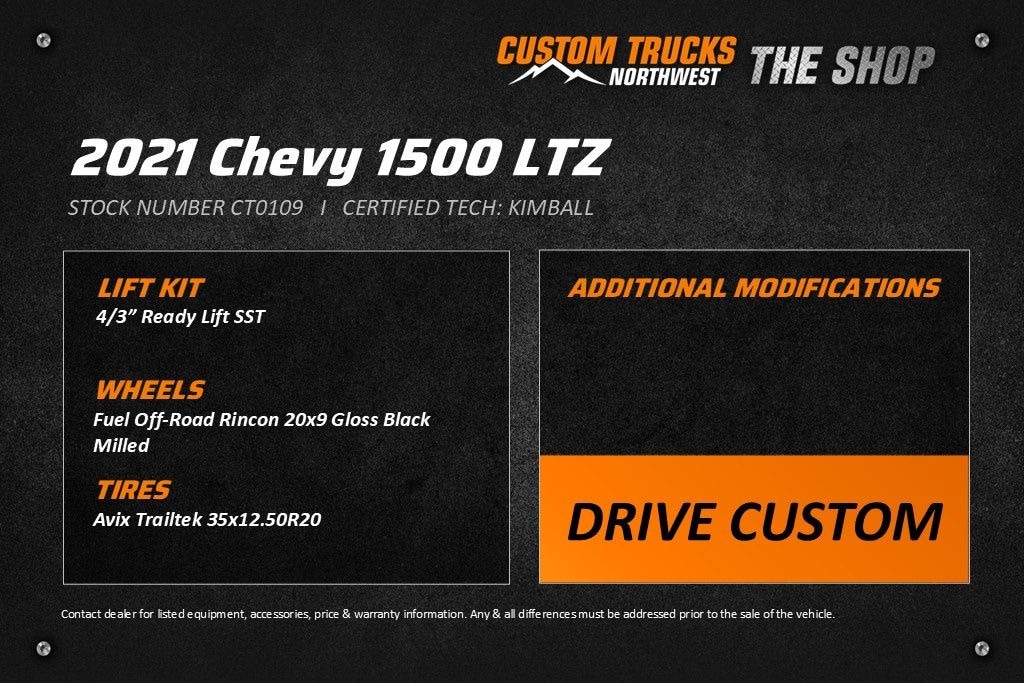 Used 2021 Chevrolet Silverado 1500 LTZ Truck Crew Cab