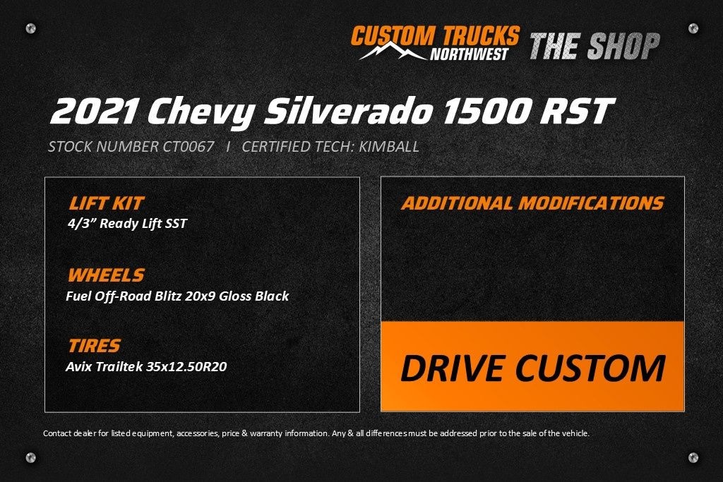 Used 2021 Chevrolet Silverado 1500 RST Truck Crew Cab