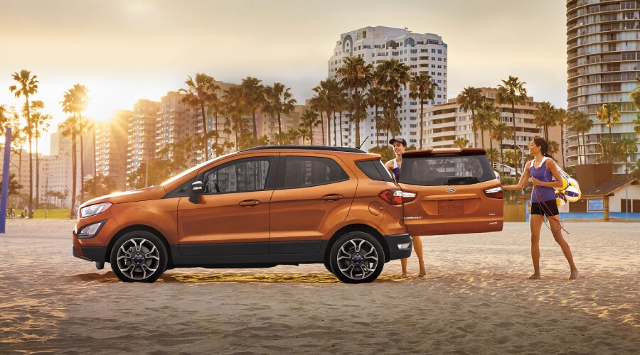 New Ford EcoSport on the beach