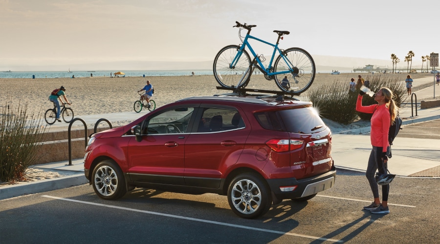 New Ford EcoSport with bikes New Ford EcoSport with bikes