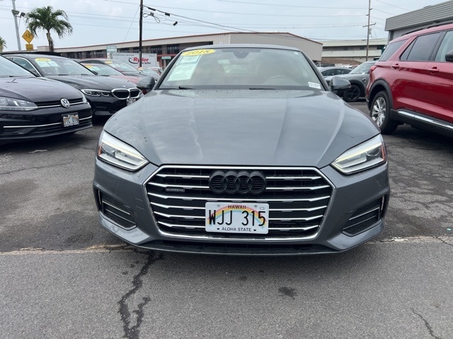 Used 2018 Audi A5 Coupe Premium with VIN WAUNNAF52JA102764 for sale in Aiea, HI