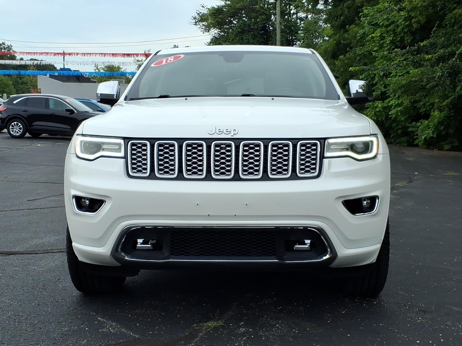 Used 2018 Jeep Grand Cherokee Overland with VIN 1C4RJFCG9JC108133 for sale in Dowagiac, MI