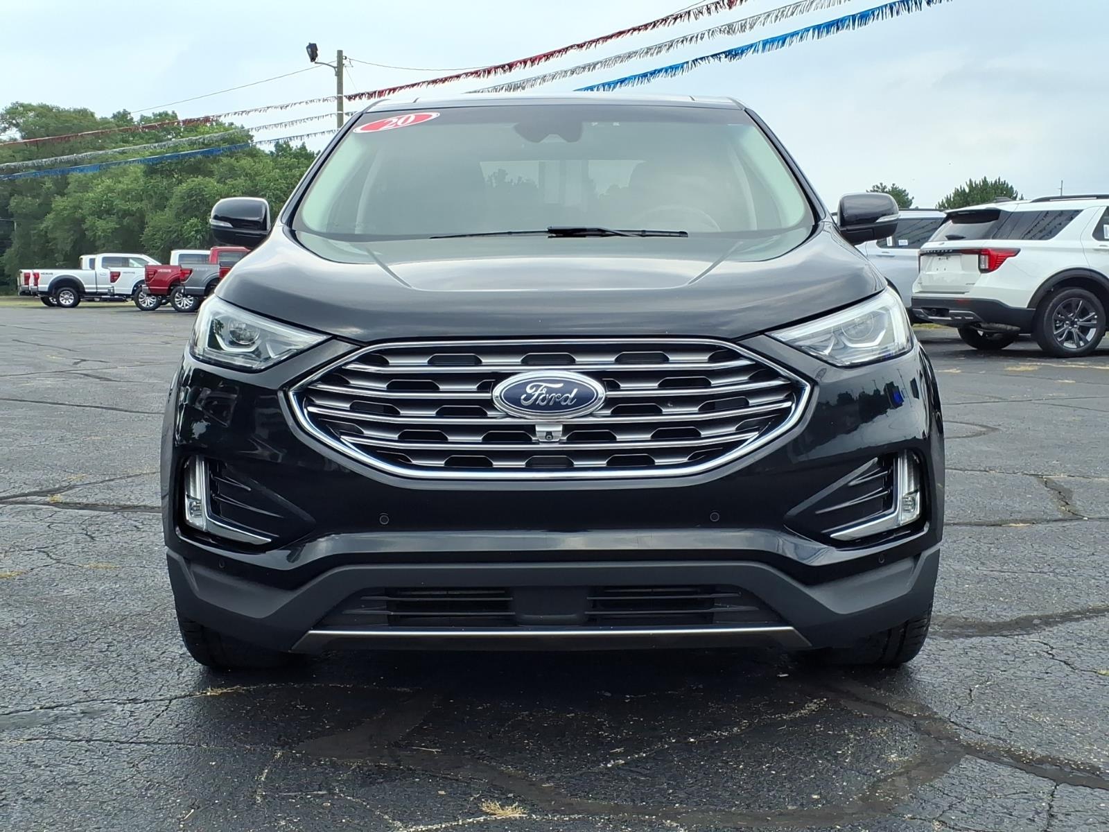 Used 2020 Ford Edge Titanium with VIN 2FMPK4K96LBB21738 for sale in Dowagiac, MI